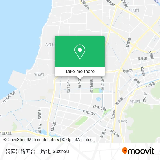 浔阳江路五台山路北 map