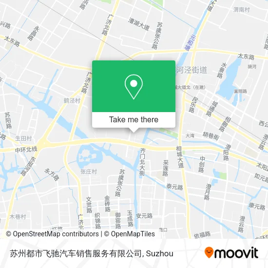 苏州都市飞驰汽车销售服务有限公司 map