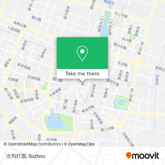 次坞打面 map