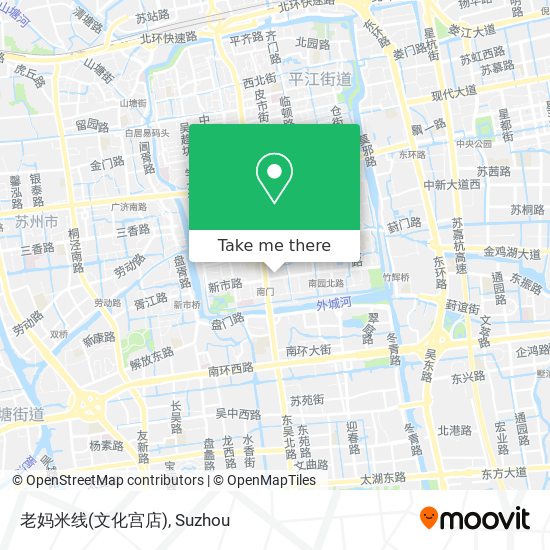 老妈米线(文化宫店) map