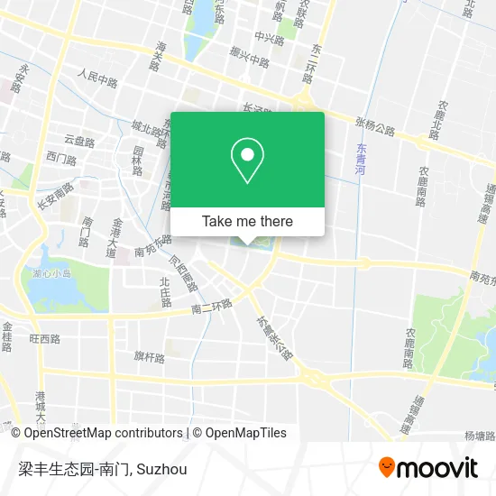 梁丰生态园-南门 map