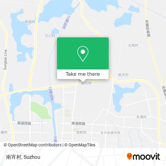 南宵村 map