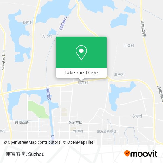 南宵客房 map