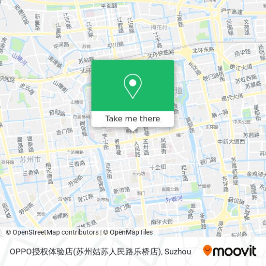 OPPO授权体验店(苏州姑苏人民路乐桥店) map