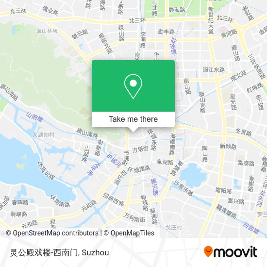 灵公殿戏楼-西南门 map