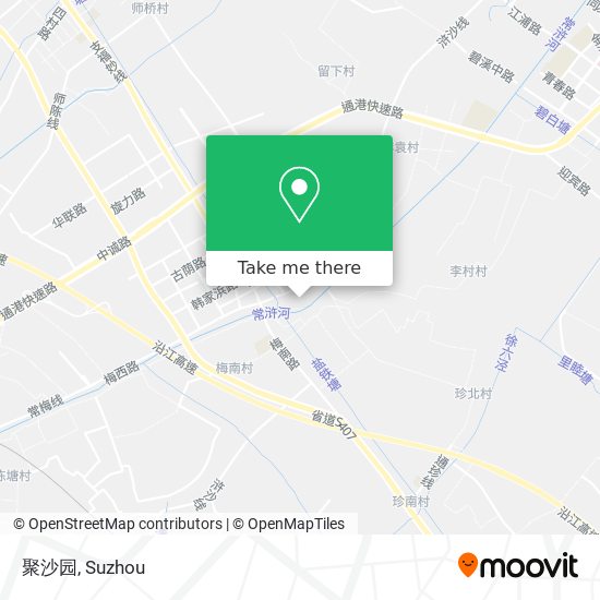 聚沙园 map