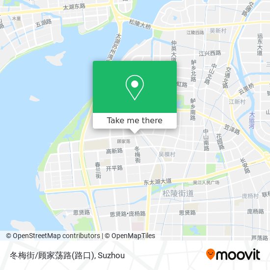 冬梅街/顾家荡路(路口) map