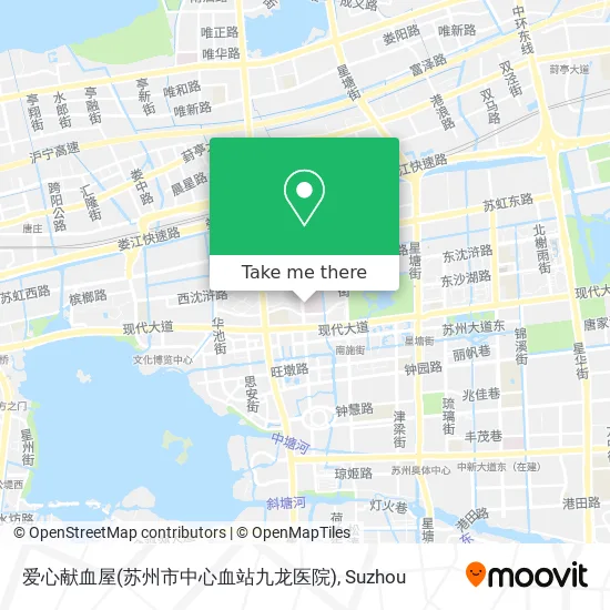 爱心献血屋(苏州市中心血站九龙医院) map