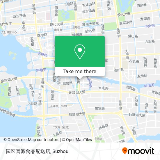 园区喜派食品配送店 map