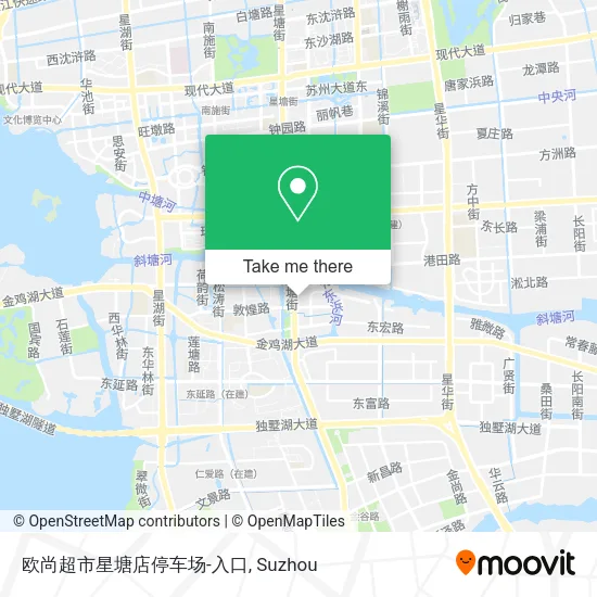 欧尚超市星塘店停车场-入口 map