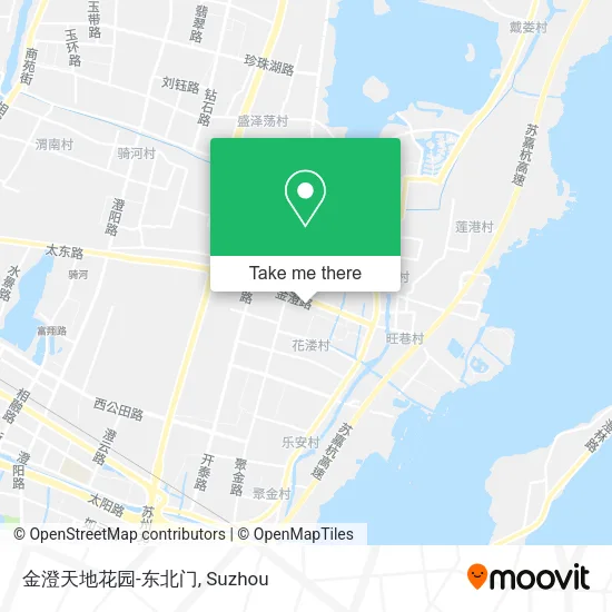 金澄天地花园-东北门 map