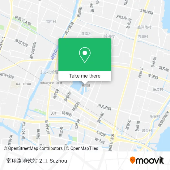 富翔路地铁站-2口 map