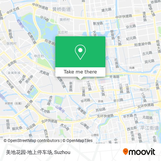 美地花园-地上停车场 map