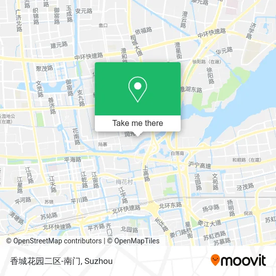 香城花园二区-南门 map