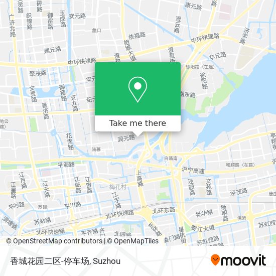 香城花园二区-停车场 map