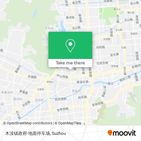 木渎镇政府-地面停车场 map