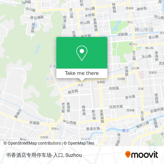 书香酒店专用停车场-入口 map