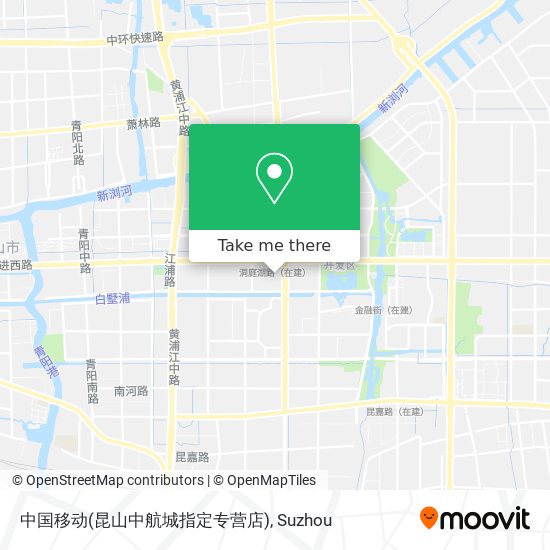中国移动(昆山中航城指定专营店) map