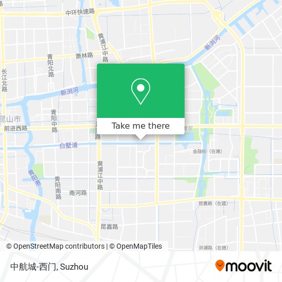 中航城-西门 map