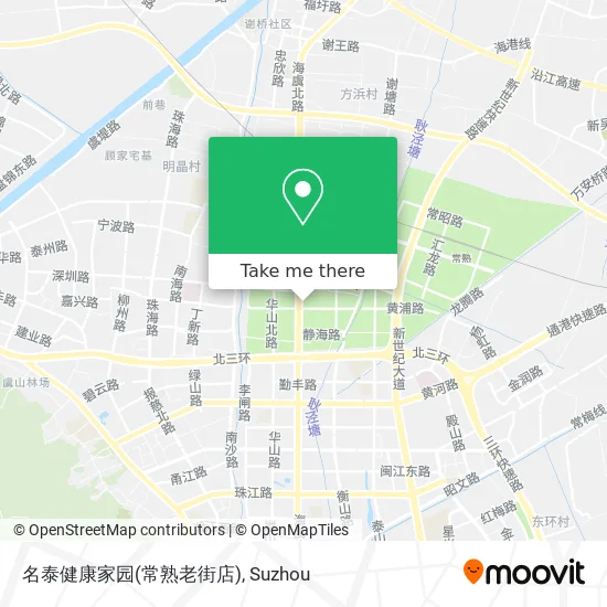 名泰健康家园(常熟老街店) map