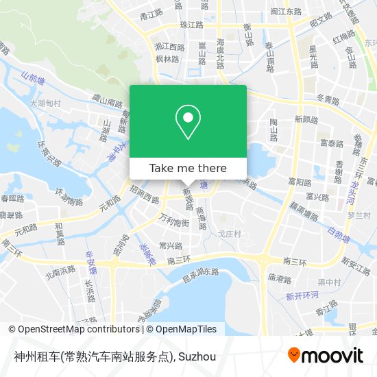 神州租车(常熟汽车南站服务点) map
