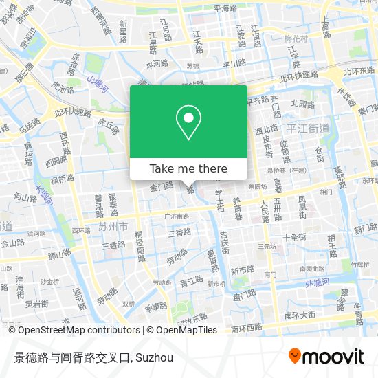 景德路与阊胥路交叉口 map