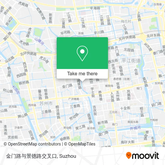 金门路与景德路交叉口 map
