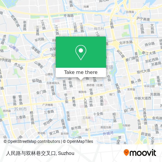 人民路与双林巷交叉口 map