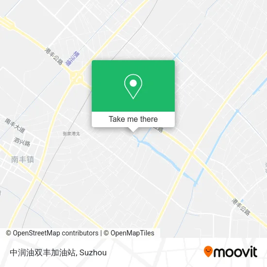 中润油双丰加油站 map