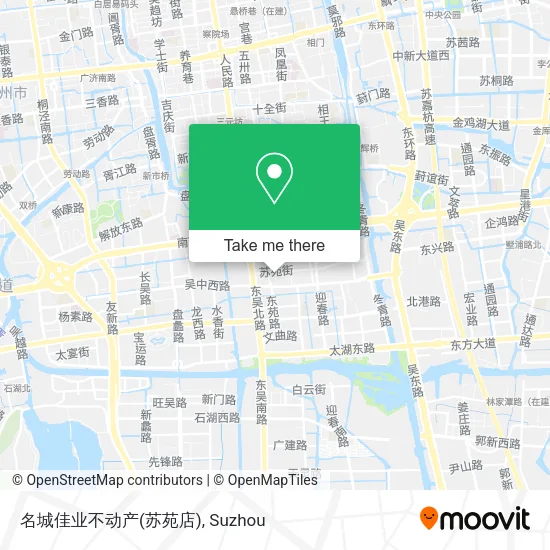 名城佳业不动产(苏苑店) map