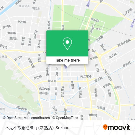不见不散创意餐厅(常熟店) map