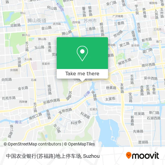 中国农业银行(苏福路)地上停车场 map