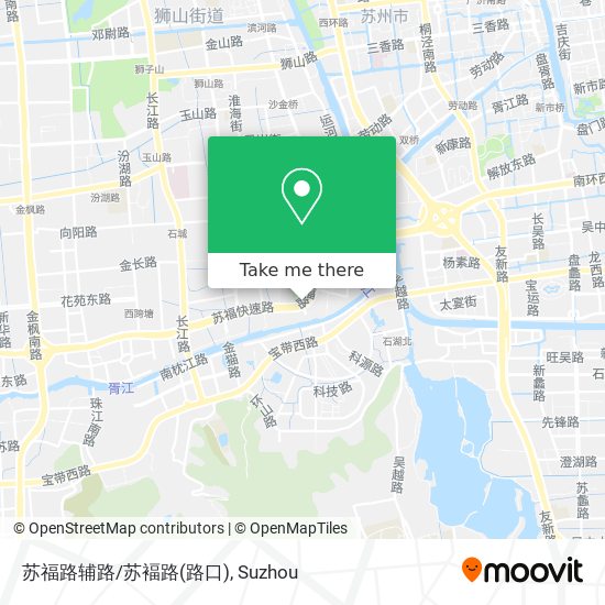 苏福路辅路/苏褔路(路口) map