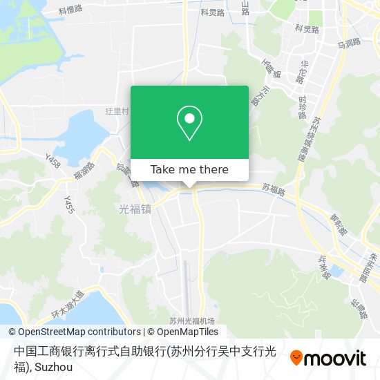 中国工商银行离行式自助银行(苏州分行吴中支行光福) map