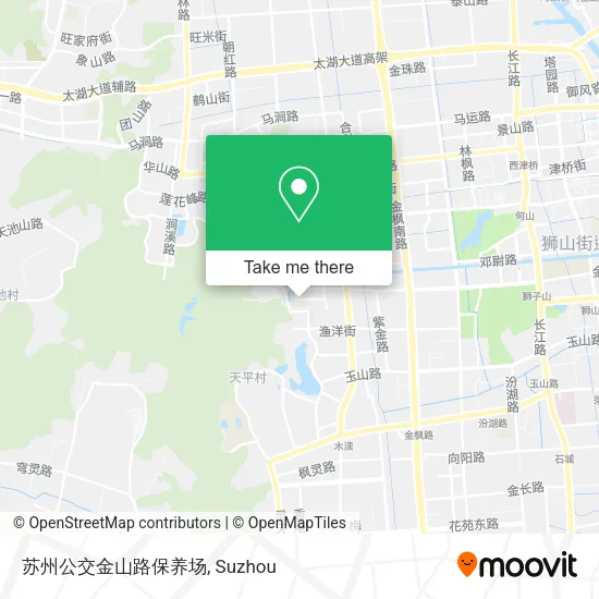 苏州公交金山路保养场 map