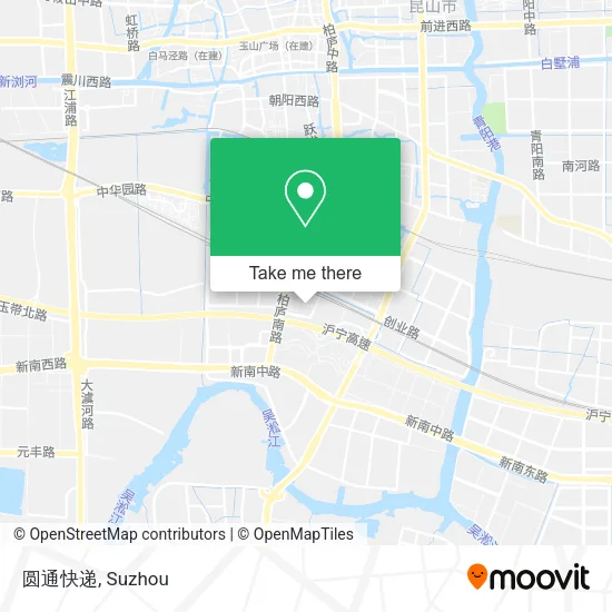圆通快递 map