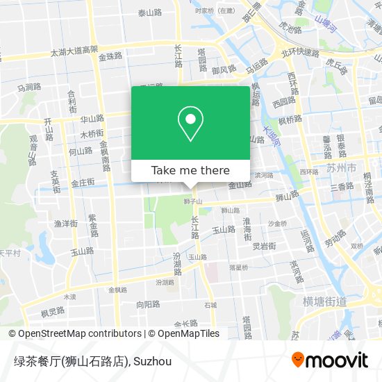 绿茶餐厅(狮山石路店) map
