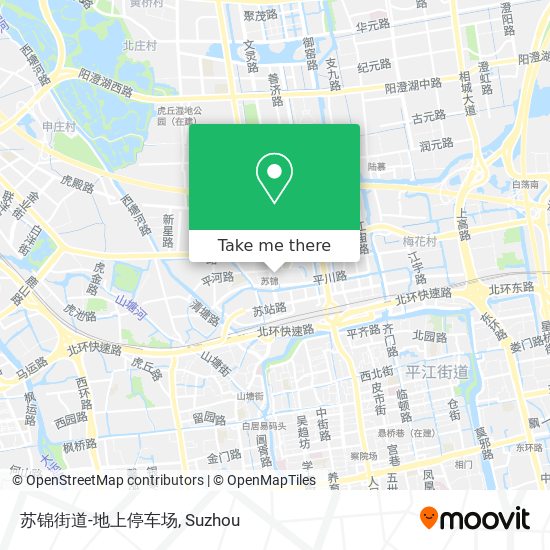 苏锦街道-地上停车场 map