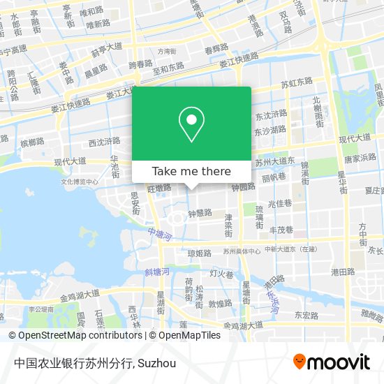 中国农业银行苏州分行 map