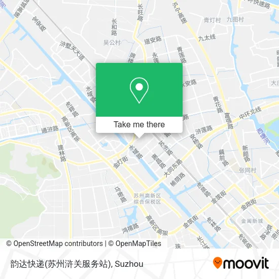 韵达快递(苏州浒关服务站) map