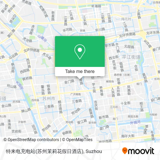 特来电充电站(苏州茉莉花假日酒店) map