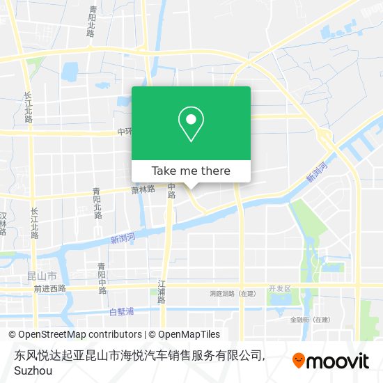 东风悦达起亚昆山市海悦汽车销售服务有限公司 map