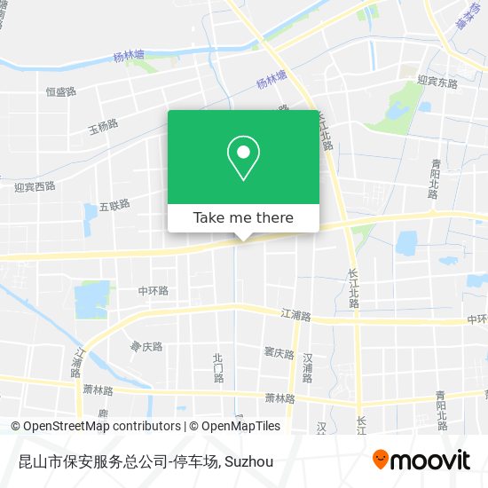 昆山市保安服务总公司-停车场 map