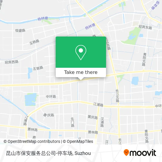 昆山市保安服务总公司-停车场 map