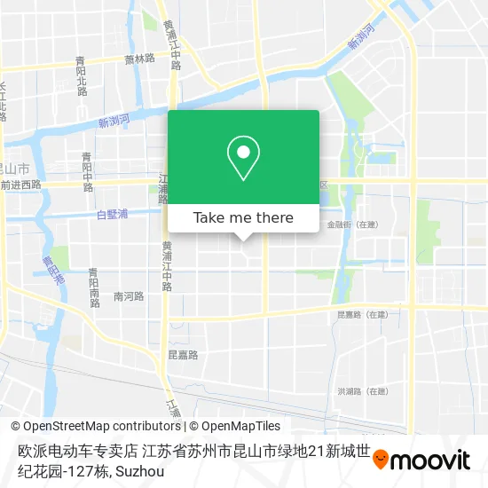 欧派电动车专卖店 江苏省苏州市昆山市绿地21新城世纪花园-127栋 map