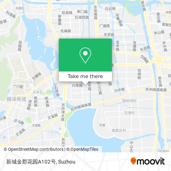 新城金郡花园A102号 map