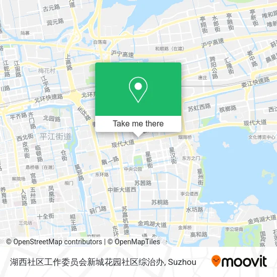 湖西社区工作委员会新城花园社区综治办 map
