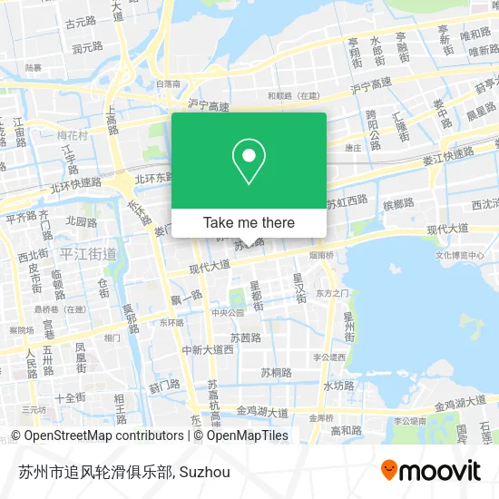 苏州市追风轮滑俱乐部 map