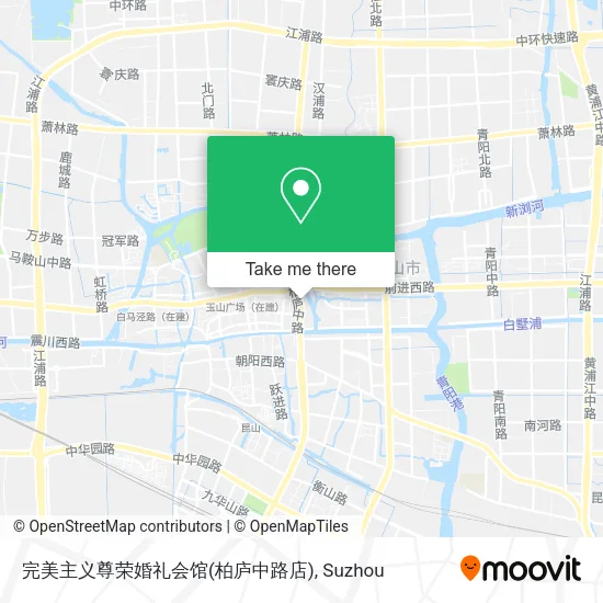 完美主义尊荣婚礼会馆(柏庐中路店) map