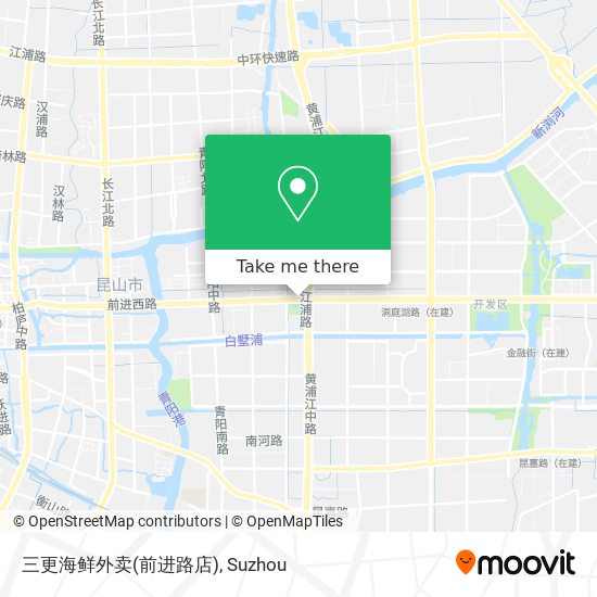 三更海鲜外卖(前进路店) map